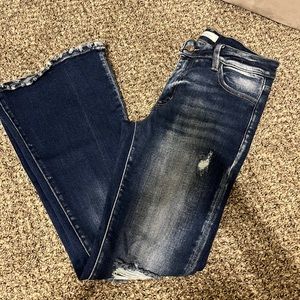 Kancan mid rise flare jeans